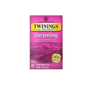 Pure Black Tea, Darjeeling, 20 Tea Bags, 1.41 oz (40 g) Exp. January 2027